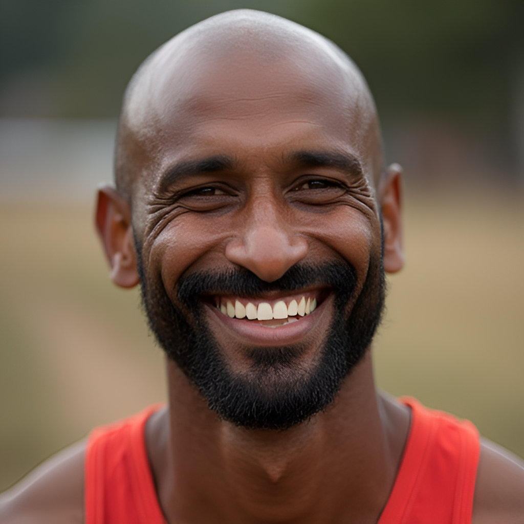 A warm portrait of Cornal Hendricks smiling, capturing his infectious personality and the positive energy he brought to the sport and his community.